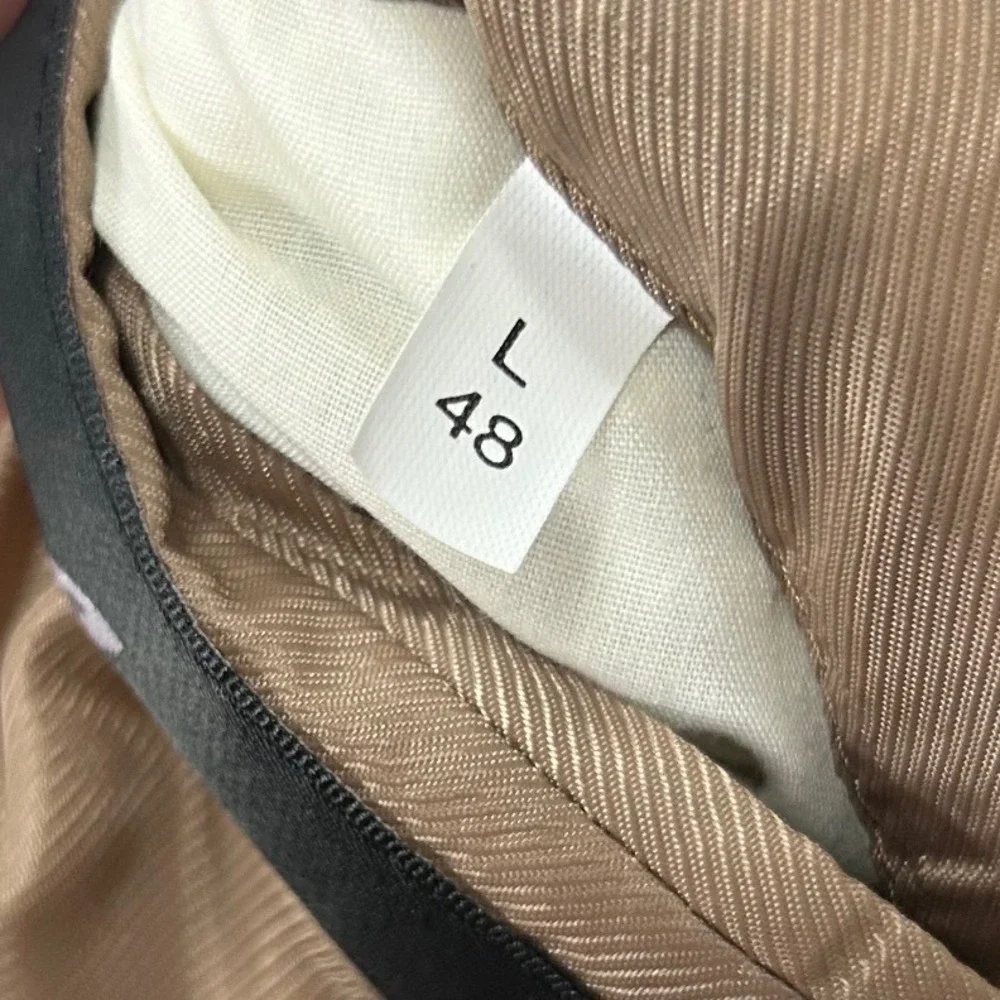 Bert Pulitzer Mens Tan Blazer‎ Sport Coat Jacket Large L Supre Suede